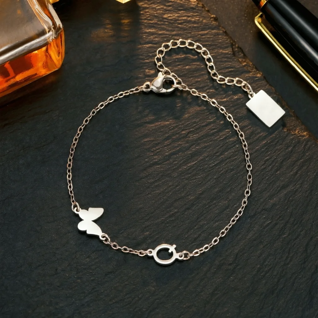 Dainty Silver Butterfly Bracel - огляд і ціна Lobster Clasp Silver