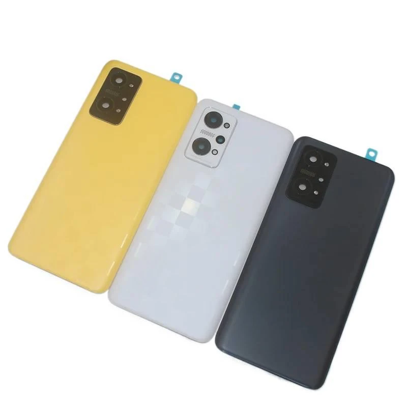 Задняя крышка батарейного отсека для Realme GT Neo 3T RMX3372, запасные части для ремонта корпуса с клеевым логотипом