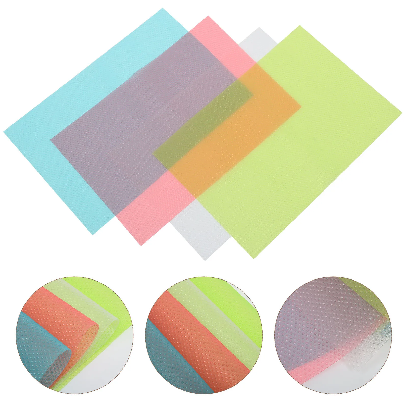 

8Pcs Fridge Mats Liners Washable Oil Proof Non Slip Kitchen Drawer Shelf Protection Refrigerator Liners Refrigerator Mats