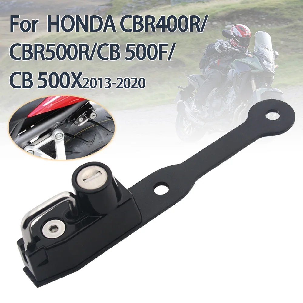 

For Honda CB 750 Hornet CBR400R 500R CBR650R CB650F Motorcycle Helmets Security Anti-Theft Lock Rust-Proof Sturdy Aluminum Parts