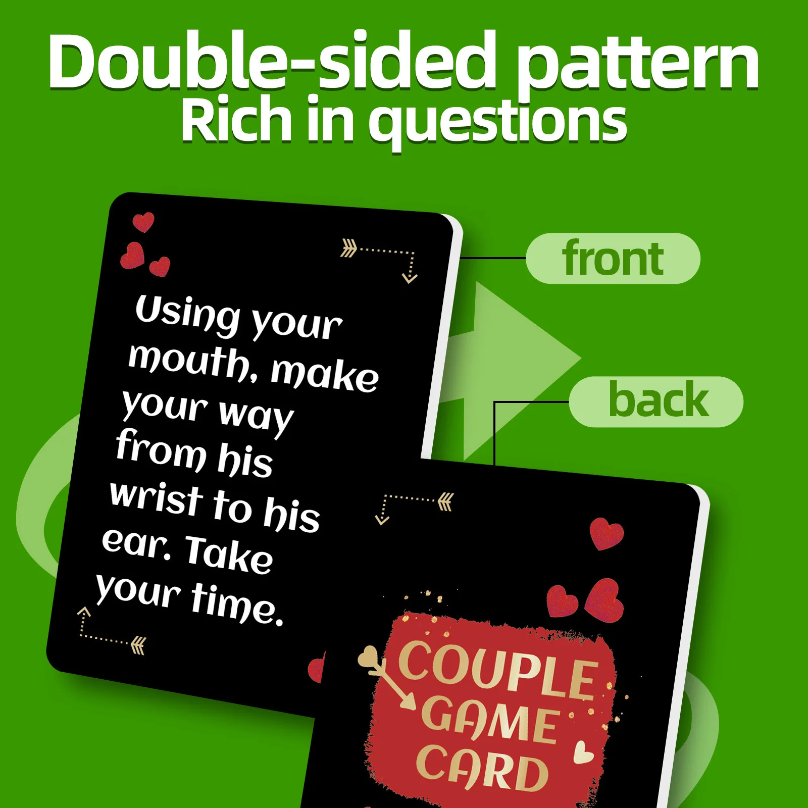 50pcs Romantic Couple Game Cards for Date Nights & Anniversaries, Fun Conversation Starters for Couple - view 5