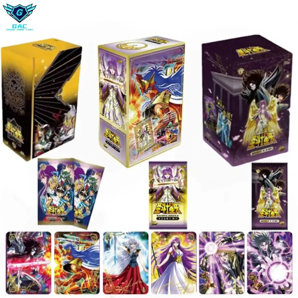 KAYOU Brand New Saint Seiya Vol.3 Card Box Japanese Anime Saints Awakening Collection Cards Gold Saints Shining Cards Gift