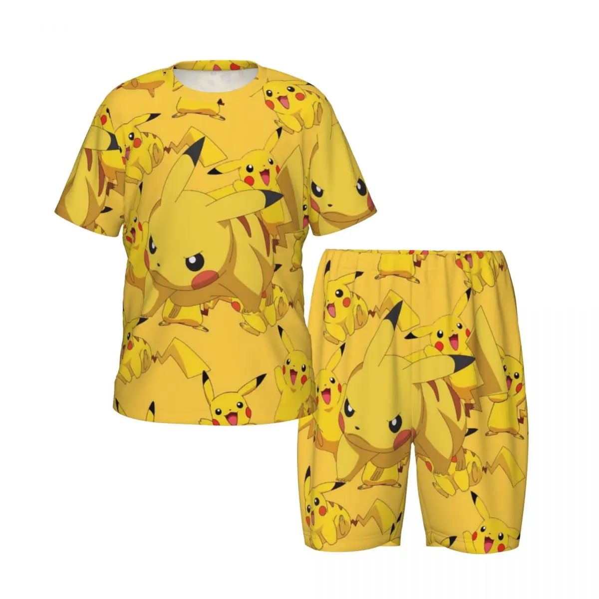 Cute Pokémon Pajamas 2 Pieces Set Western style home clothing for children Loungewear pyjama