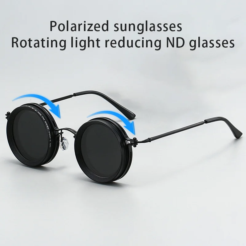 

2025 ND Adjustable Tint Sunglasses Outdoor Fishing Glasses UV Protection Polarized Sunglasses Custom Polarized Sunglasses