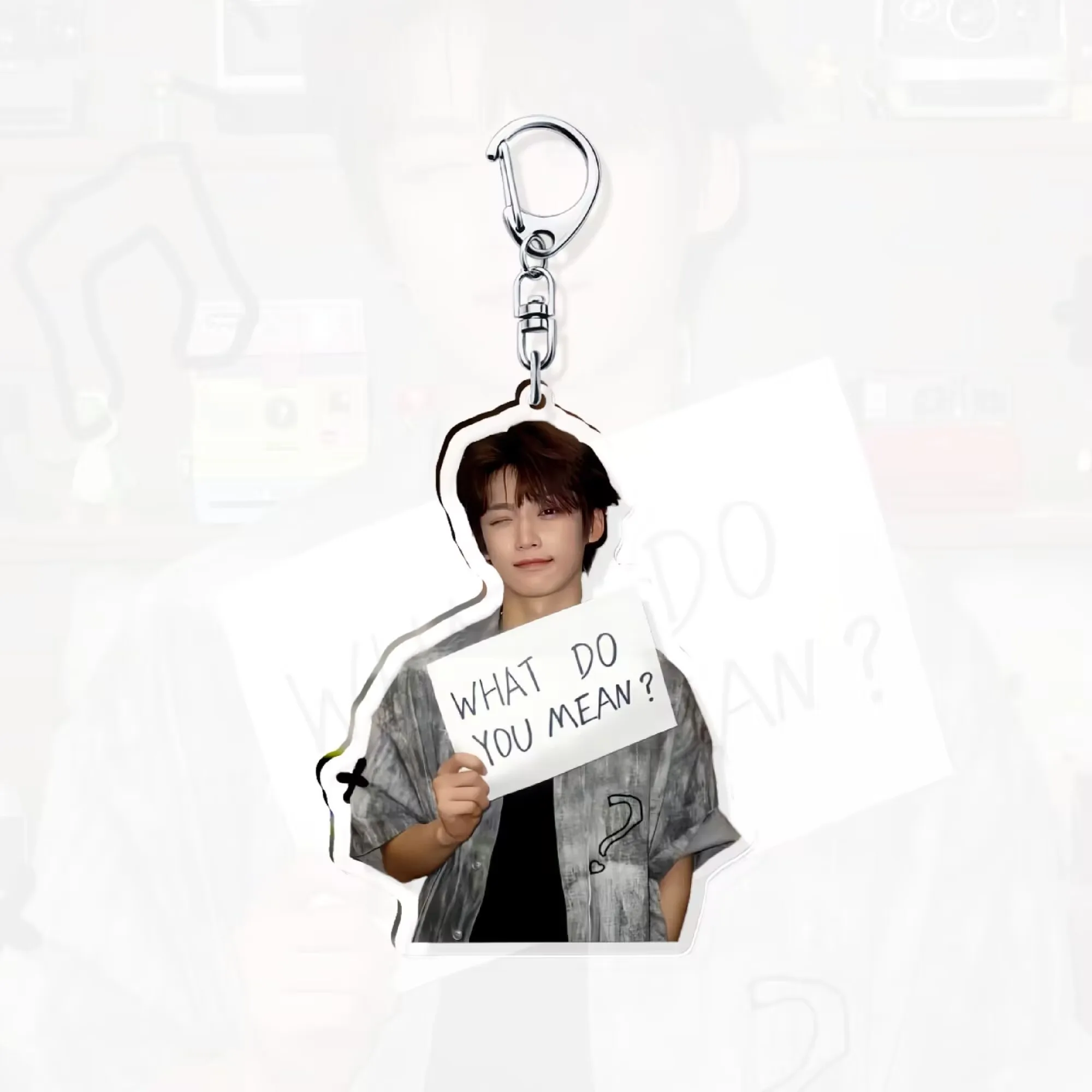 「逆愛」、Ziyuアクリルバッグペンダント、キーホルダー、キュート、クール、レベル、デザインセンス、周辺サポートギフト、ベストセラー