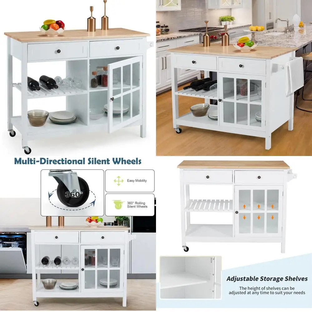 Kitchen Island Cart 42