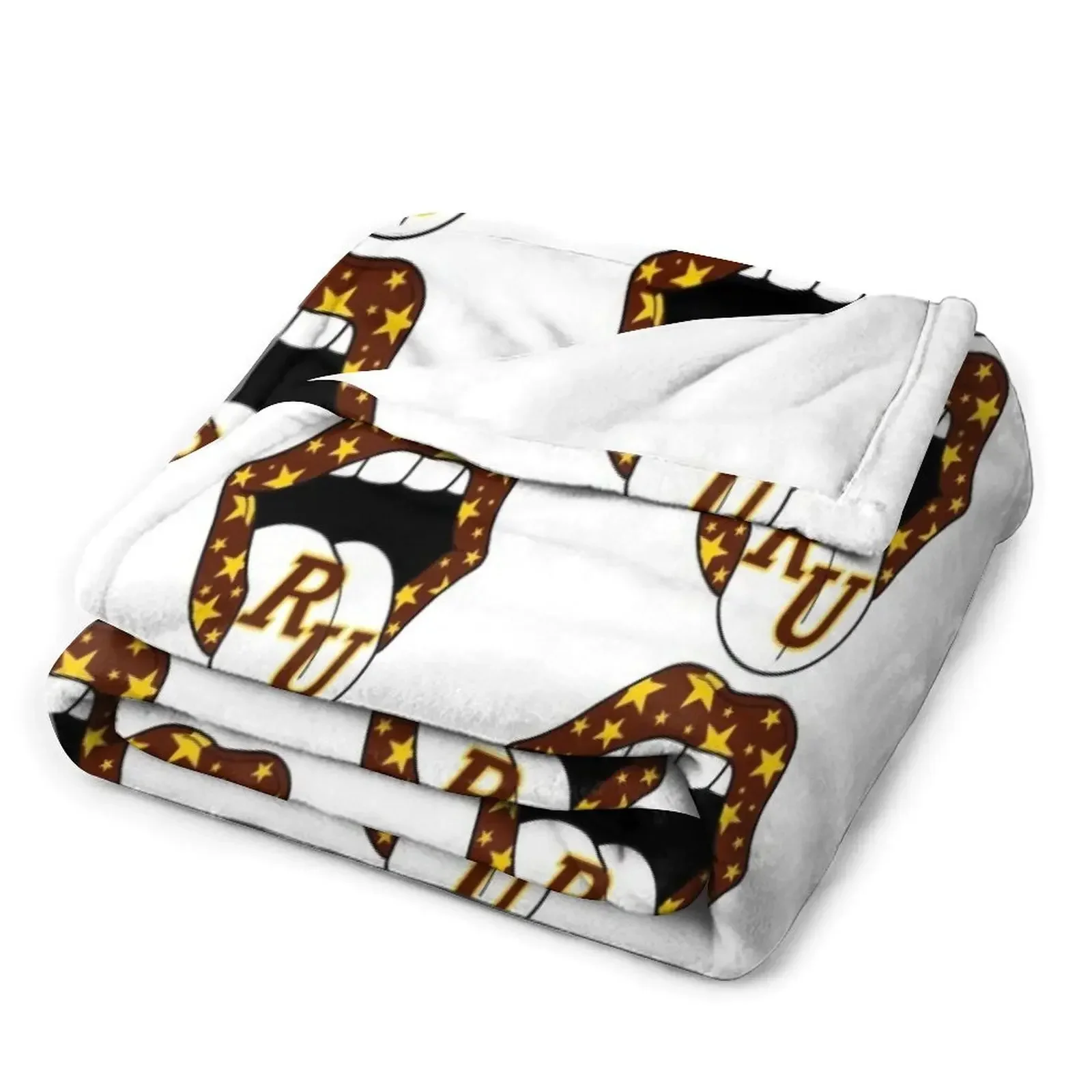 Rowan universidade lance cobertor lençóis infantis cobertores