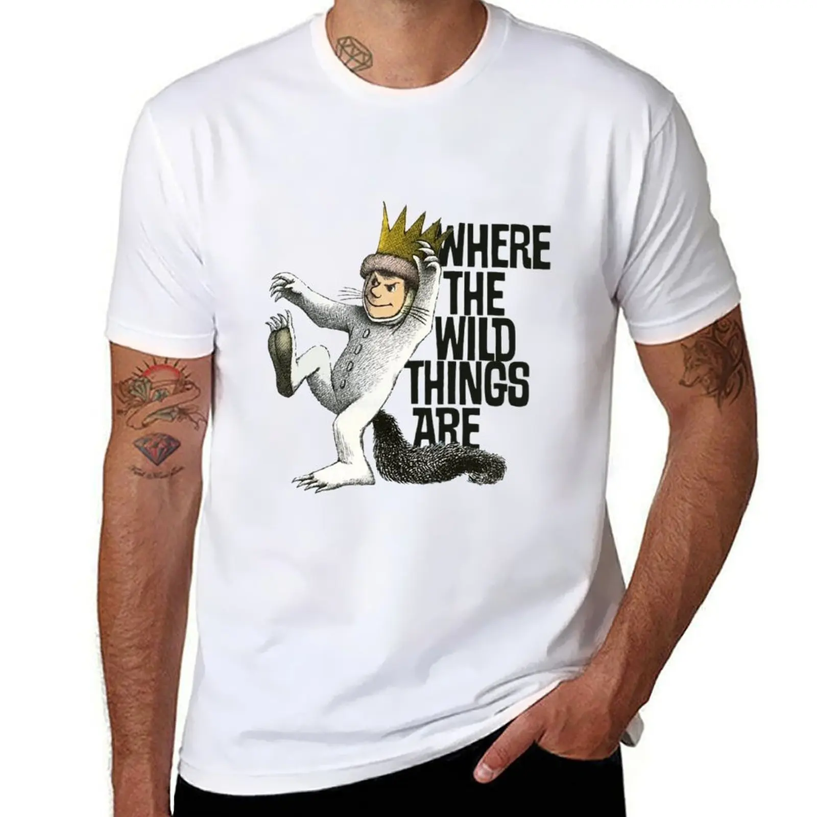 

Where The Wild Things Are T-Shirt man t shirts high quality luxury brand anime tshirt man t shirt designer T-shirt