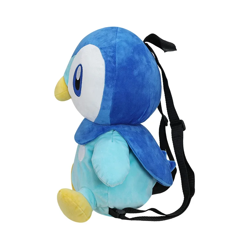 Pokemon LEGENDS Piplup Rugzak 13" Knuffel Tas, Pokémon Sword Shield knapzak Scarlet Violet Switch Cartoon Game Teddy Doll