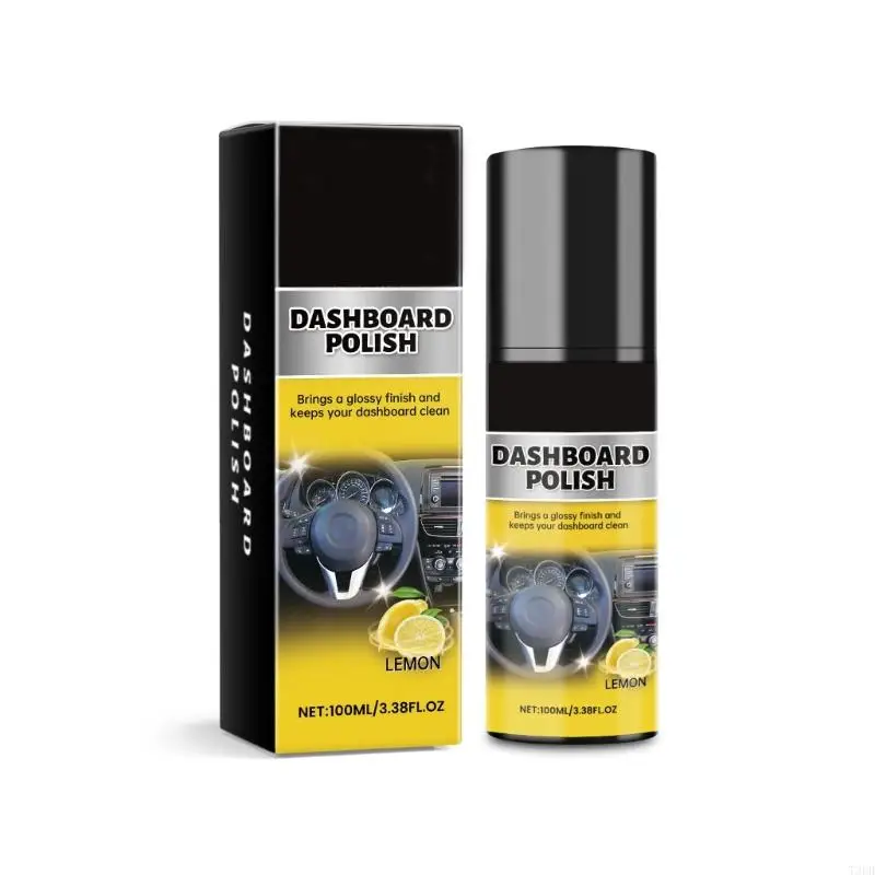 

Interior Polish Dashboard Polishing Cleaner 100ml Universal Car Interior Detailing Cleaner Multipurpose