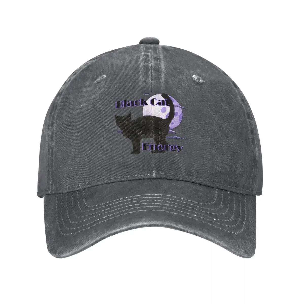 

Black Cat Energy 1 Baseball Cap sun caps Fashion Beach Military Tactical Cap Caps Women Men's
