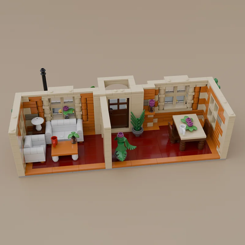 City Street View Model Moc Bouwstenen Britse stijl Huismodel Technologie Modulaire blokken Cadeau Kerstspeelgoed DIY-montage