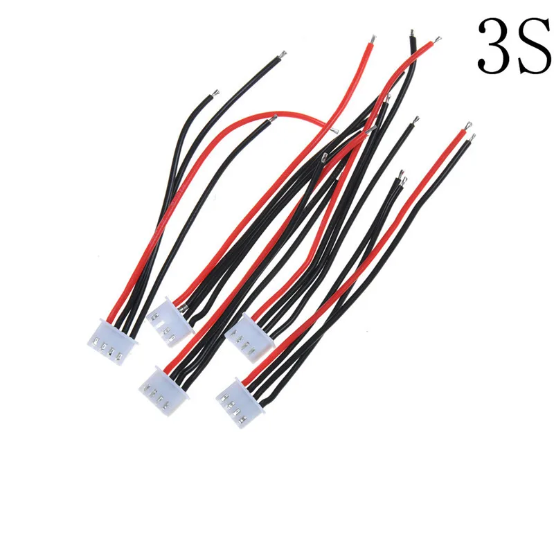 5pcs 2s 3s 4 4s 5 5s 6s Batteria Al Litio Modello FAI DA TE B6 Carica di Bilanciamento Del Silicone filo JST-XH JST XH Adattatore di Spina per RC FPV