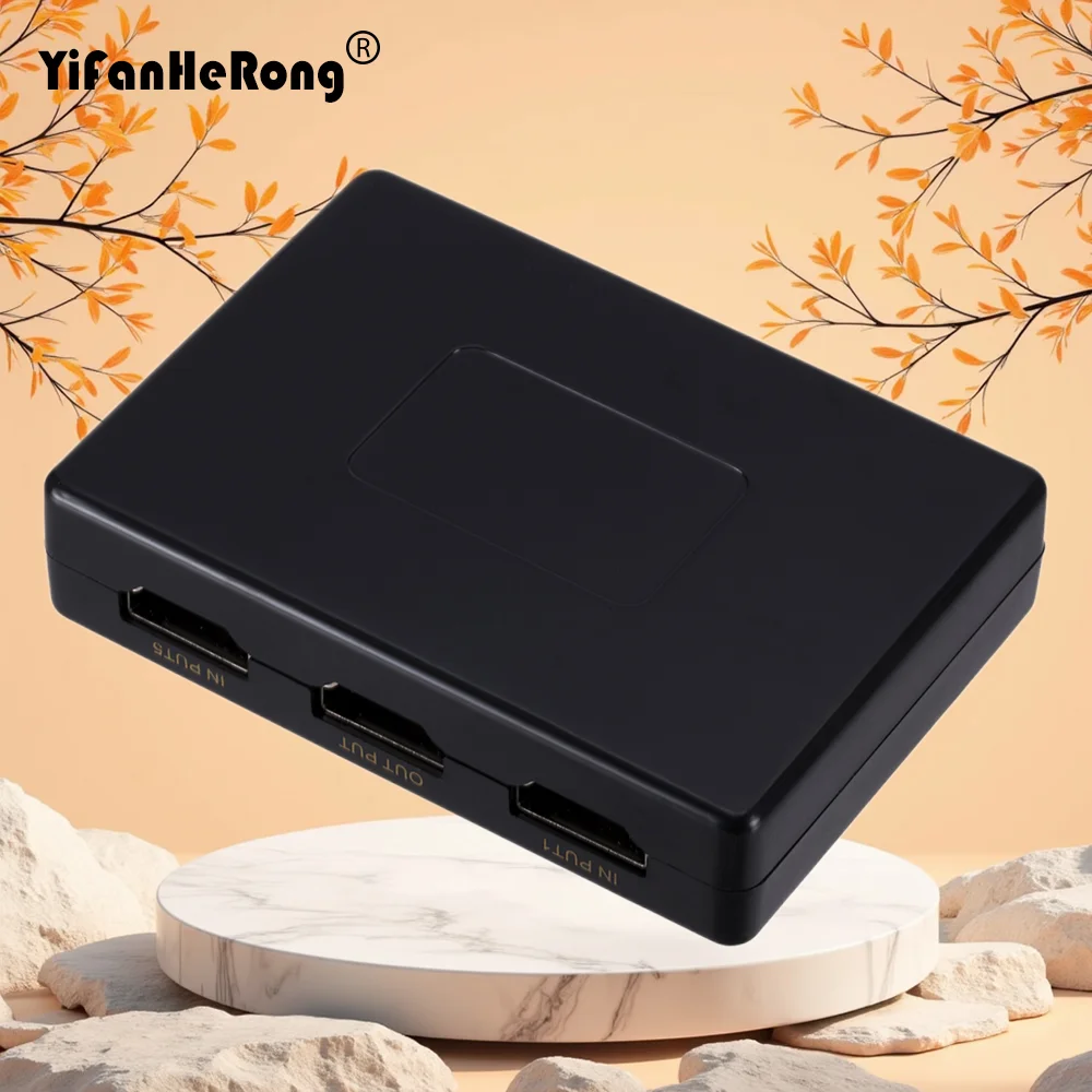 4K*2K HDMI-compatible Switcher HD 1x5 Port 5 input in to 1 Switch Selector Splitter Hub With IR Remote 3D for PS3 Xbox 360