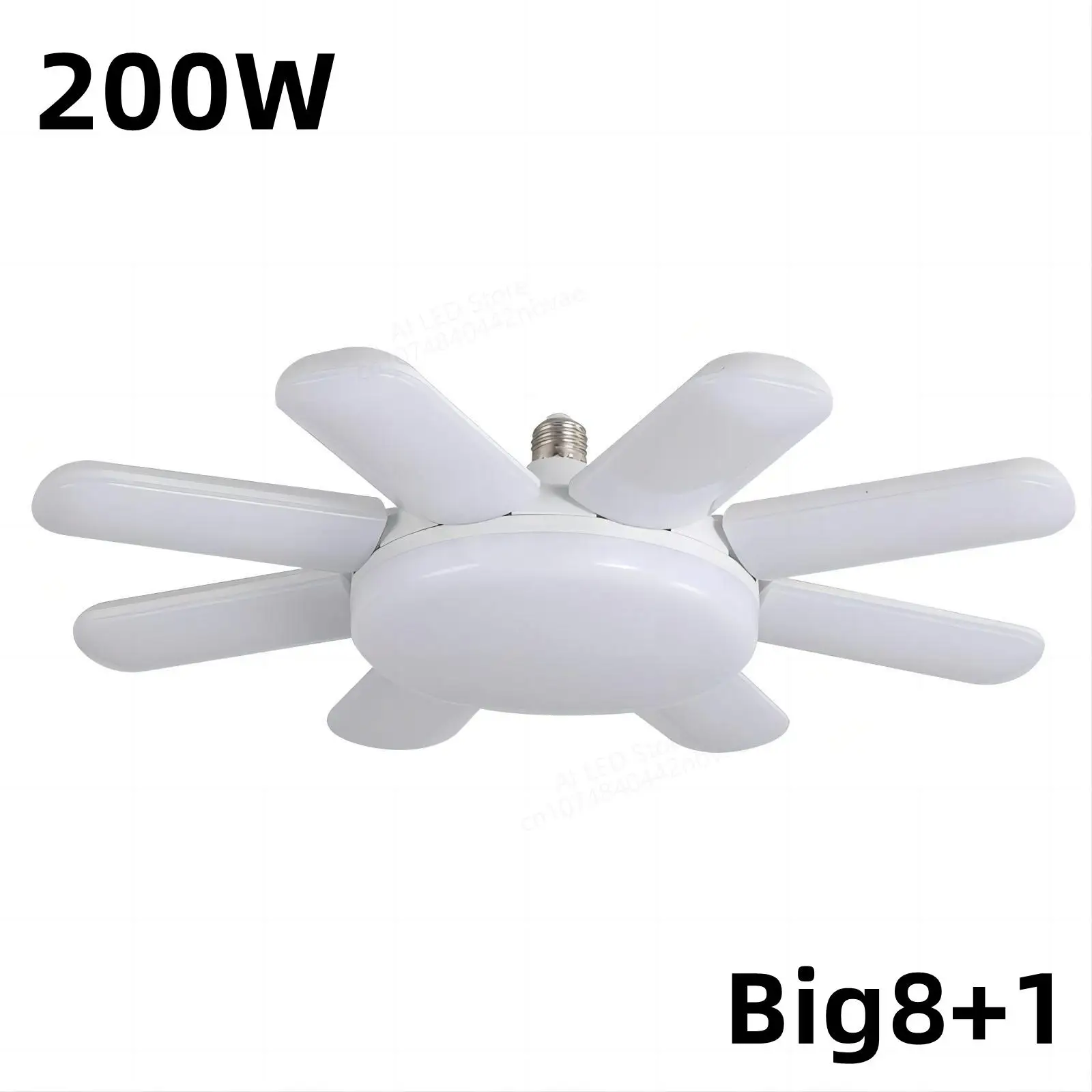 200W E27 LED lampadina Fan Blade Lamp 220V 110V 85V-265V pieghevole Led industriale lampadina lampada per la casa plafoniera Garage Light