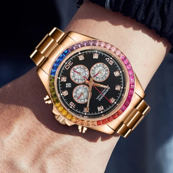 HANBORO Men Automatic Watch 42 - đánh giá và giá Omega Watch Constellation