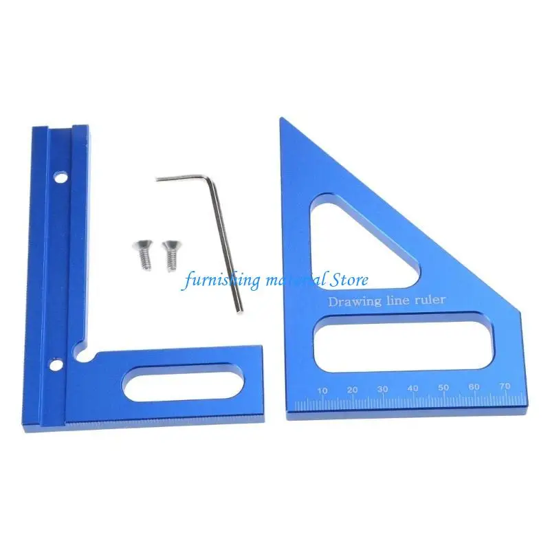 Regla regla línea dibujo Y5GD 45/90 grados regla Surer Protractor cuadrado