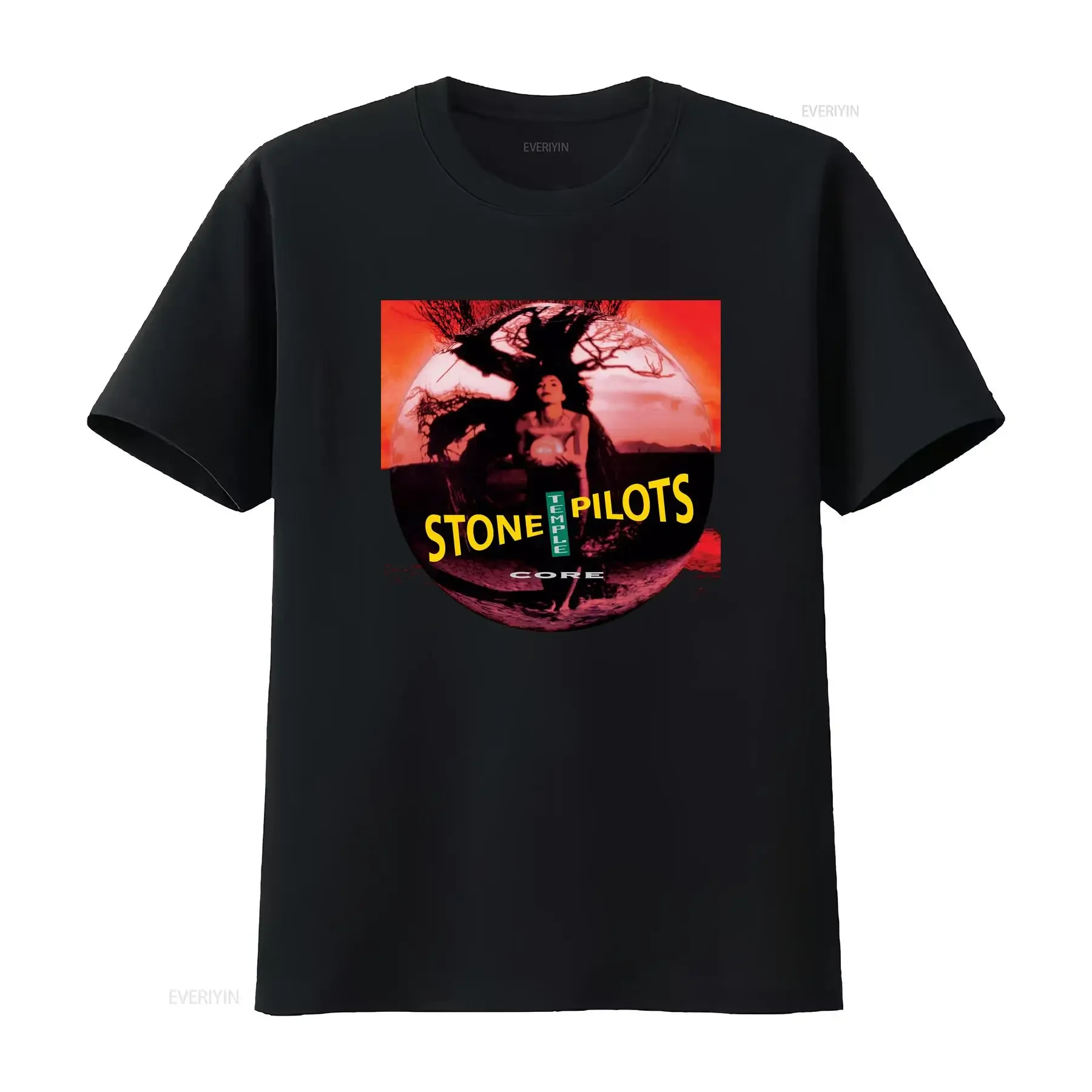 Cotton T Shirt Core Stone Temple Pilots Album Dean DeLeo Robert vintage Washed graphic homme Unisex Stylish Versatile