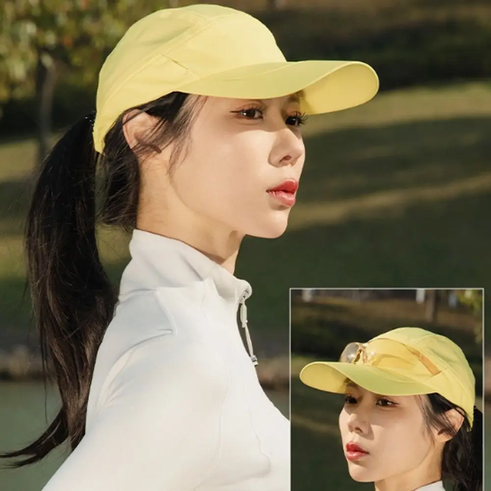 New Design Quick Drying Baseball Cap Packable Lightweight Outdoor Hat 8.5cm Extended Brim Breathable Sports Hat
