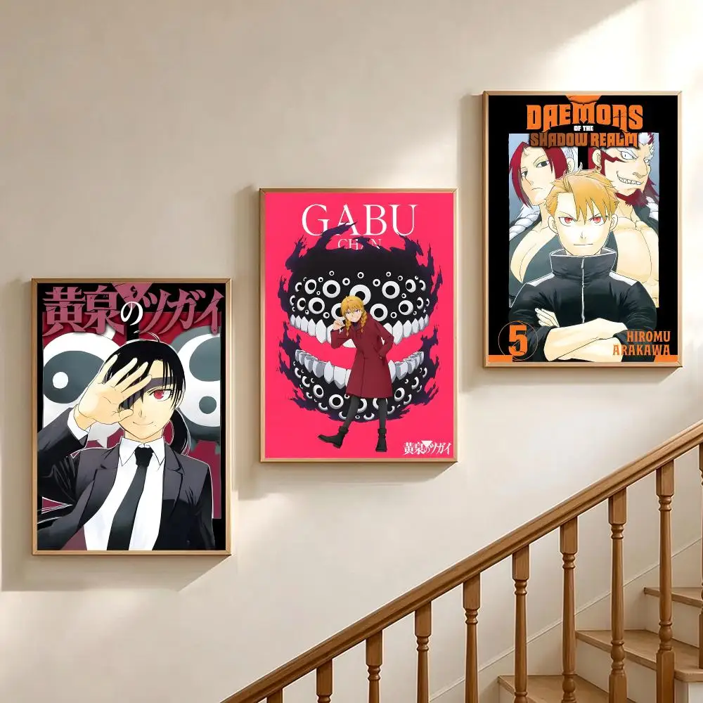 comic Daemons of the Shadow Realm Poster Poster HD Printing Soothing and Cream Style Home Decor for the Living Room Cafes Gift
