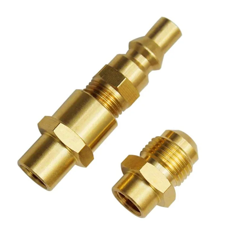 

1/4 Inch RV Quick Connect Adapter Replacement for Weber Q 100, 1000, 200, 2000, 1200, 2200 Portable Gas Grill