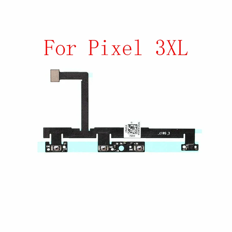 1pc Power On/Off Switch Volume Key Up Down Flex Cable For Google Pixel 3 XL 3XL 3A G020E F G H 4 XL 4XL Volume Button Flex Cable