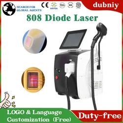 Portable Laser Epilator Epilation Diode Ice Platinum Painless 808 Nd Yag Laser Hair Tattoo Removal Beauty Machine For Man Woman