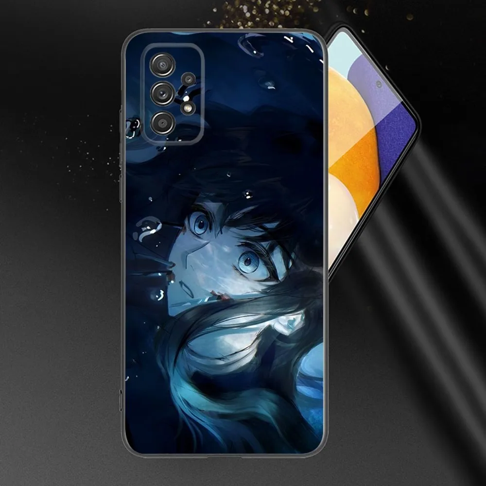 Tokitou Muichirou D-DemonS S-Slaye Phone Case For Samsung Galaxy A13,A21s,A22,A31,A32,A52,A53,A71,A80,A91 Soft Black Phone Cover