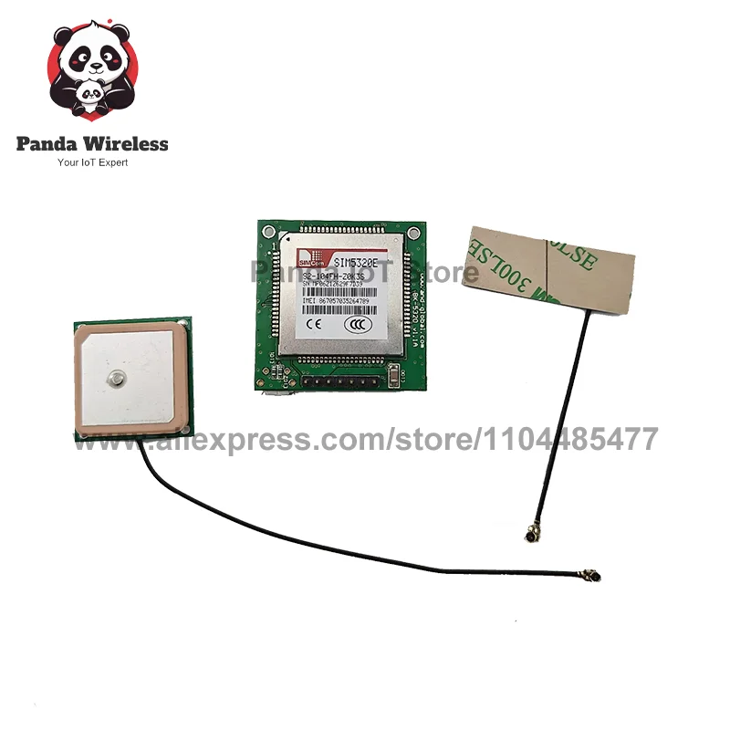 

SIMCom SIM5320 SIM5320E Разработка Основная плата 3G GSM/GPRS/EDGE Модуль HSPA WCDMA Поддержка GPS с GPS LTE антенной