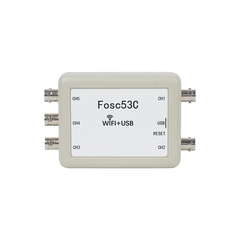 Osciloscópio Usb Wi-fi sem Fio Entrada Síncrona de Canais Reparo Elétrico Portátil Automotivo Fosc53c 1m