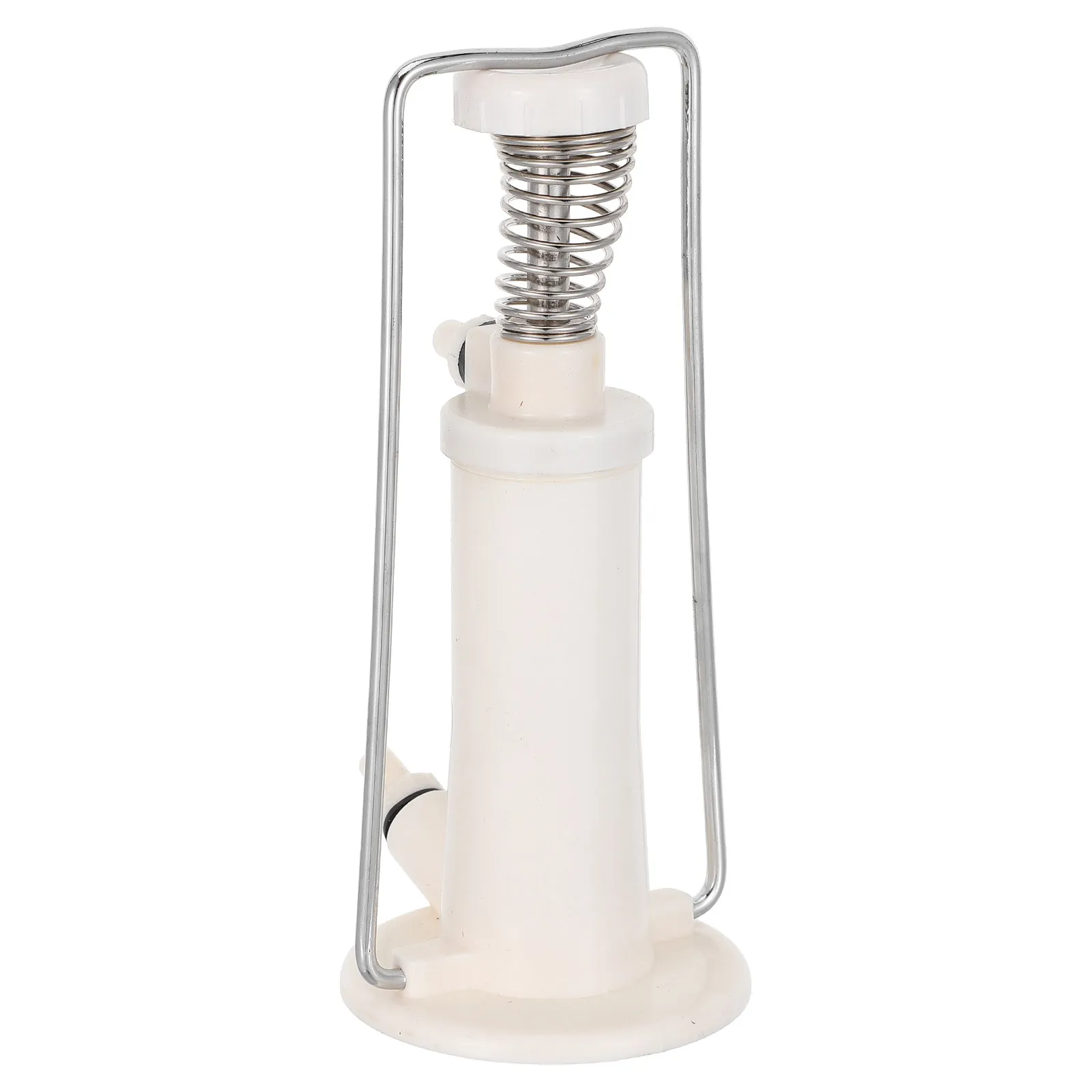 Dual Port Hand Operated Air Pump Spring Return Manual Vacuum Compressor for Classroom Physics Lab Student Science Projects