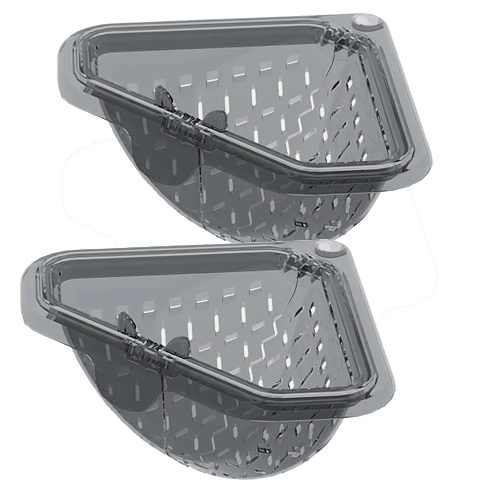 Küchenspülen-Filterkorb mit magnetischem Halter, Eck-Hängeabfluss, abnehmbarer Lebensmittelabfallfilter für einfache Reinigung, Abflusskorb – Detail 15