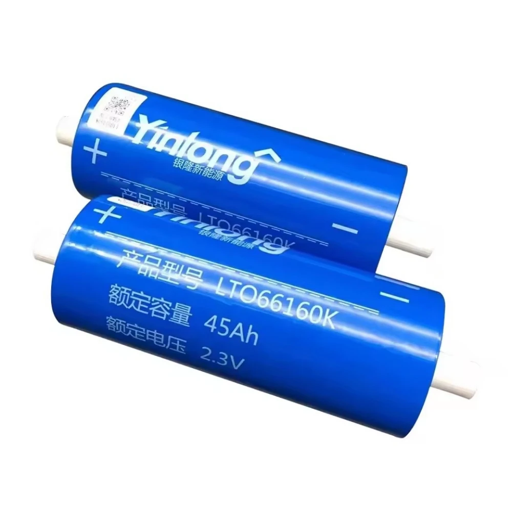

yinlong Original 2.3v 45AH Lithium titanate battery lto 66160 10C DIY 12V 24V 48V rv ev Car audio rechargeable battery