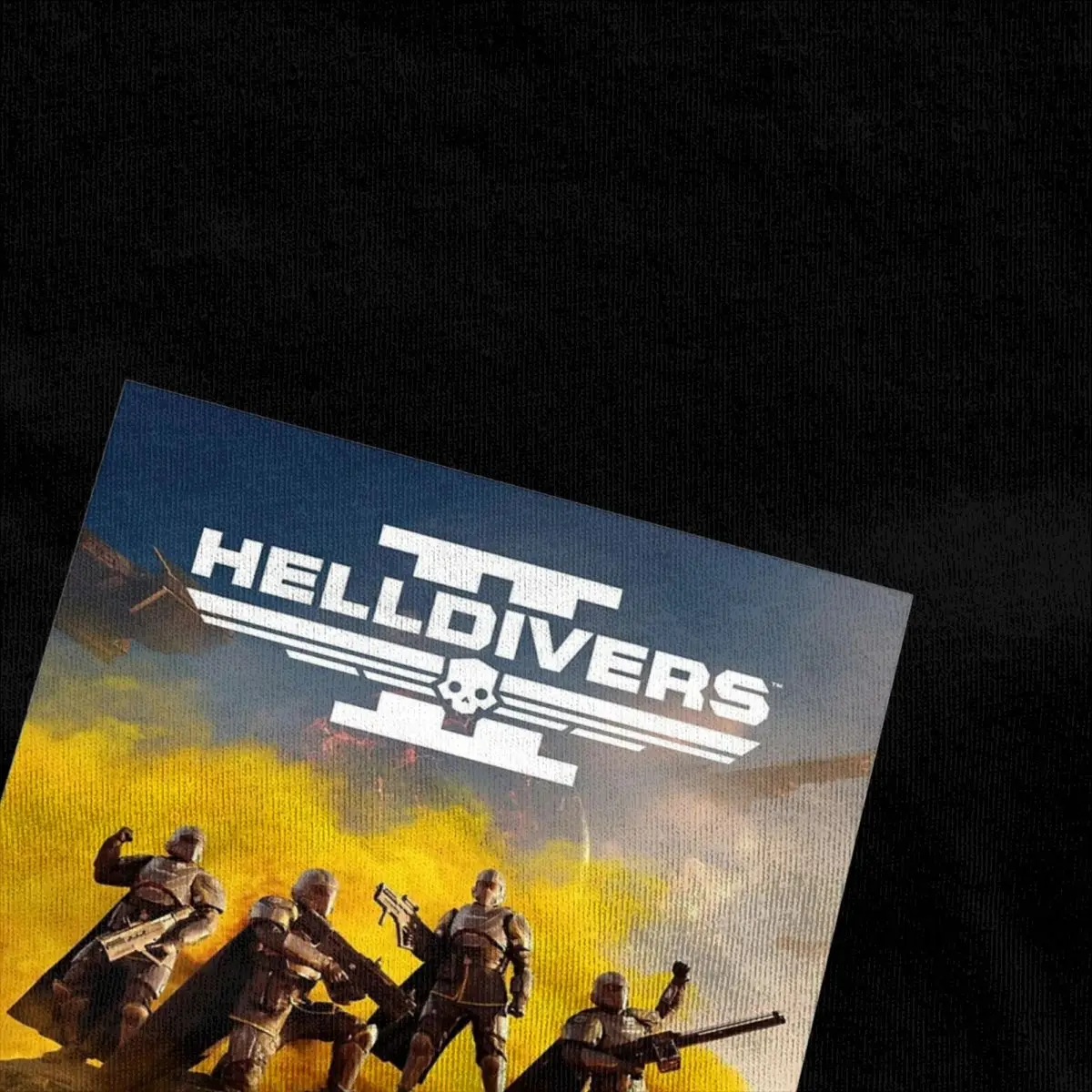 Mens T Shirt Video Game Helldivers T-Shirts Novelty Summer Tees Y2K Fun Custom DIY 100 Cotton Tops Birthday Present