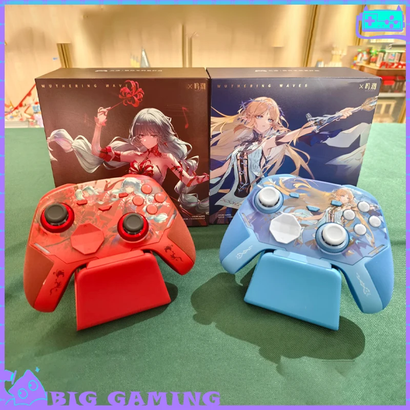 

Беспроводной игровой контроллер Wuthering Waves Cartethyia Phrolova 2.4G, три режима подключения, джойстик TMR, настраиваемый геймпад для Switch, ПК, Steam