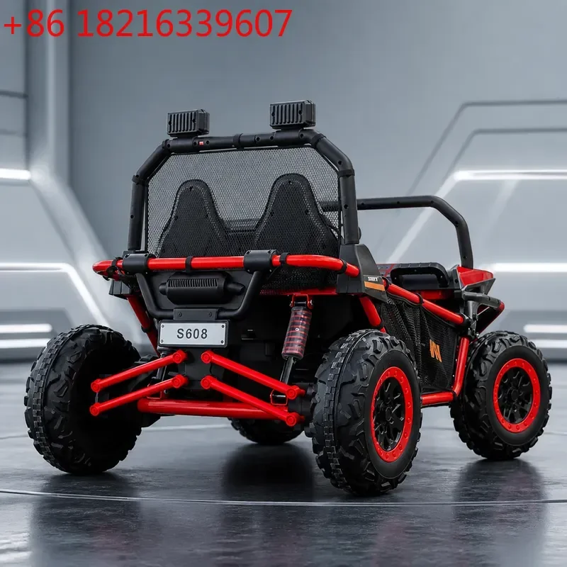 24V Steel Frame Electric Four Wheel Off Road Vehicle for Adults and Children Large Two Seat Remote Control Car