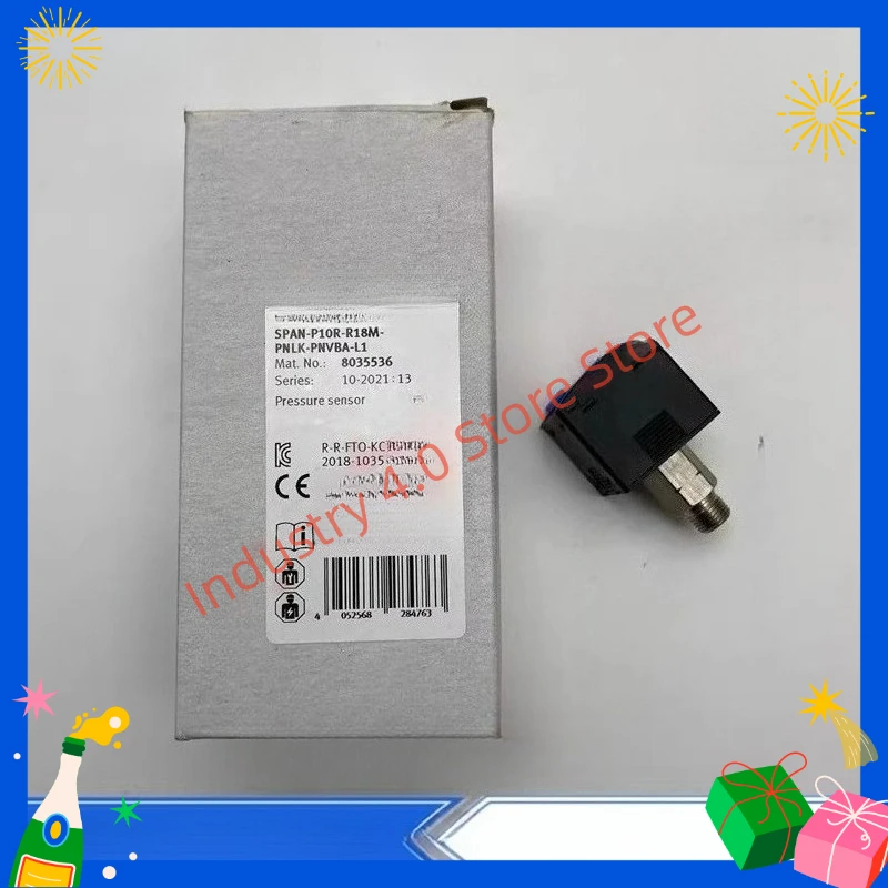 

Pressure Sensor Brand New SPAN-P10R-GR18M-PNLK-PNVBA-L1 8035533 8035536