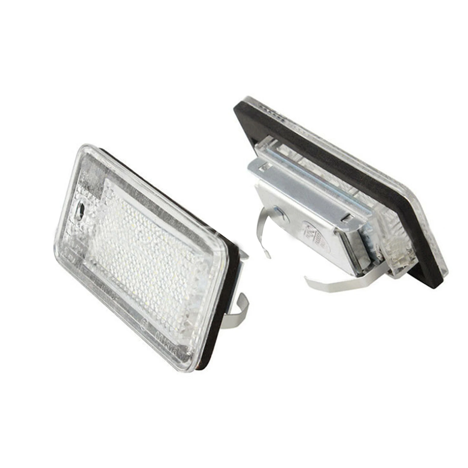 Imagem -06 - Carro Led Luz de Matrícula para Audi a3 s3 a4 s4 a6 c6 a8 s8 q7 Auto Acessório 6500k 18 Smd Lâmpada de Matrícula Led Par