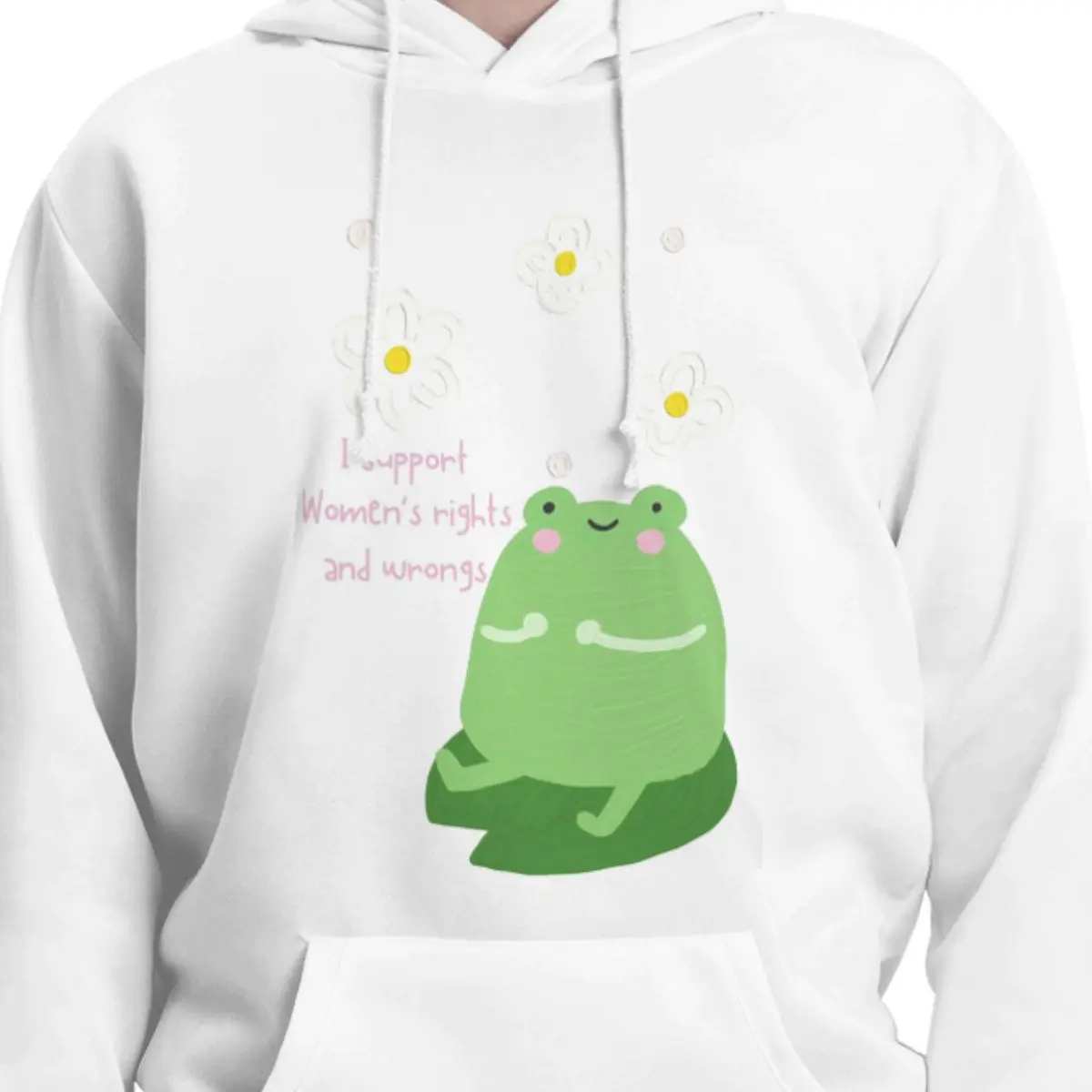 I Support Women's Rights And Wrongs Hoodies Men's Women Casual Pullover Sweatshirts Harajuku Long Sleeve Hooded Autumn Winter