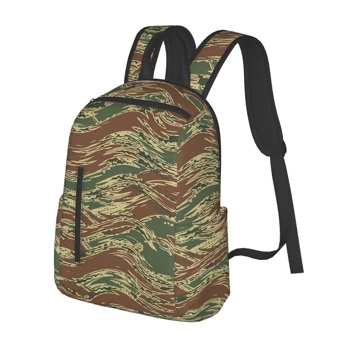 Rhodesian Brush Stroke Camouflage Student Backpack School Bag Hiking Travel Daypack for Boys Girls Bookbag Shoulder Bags
