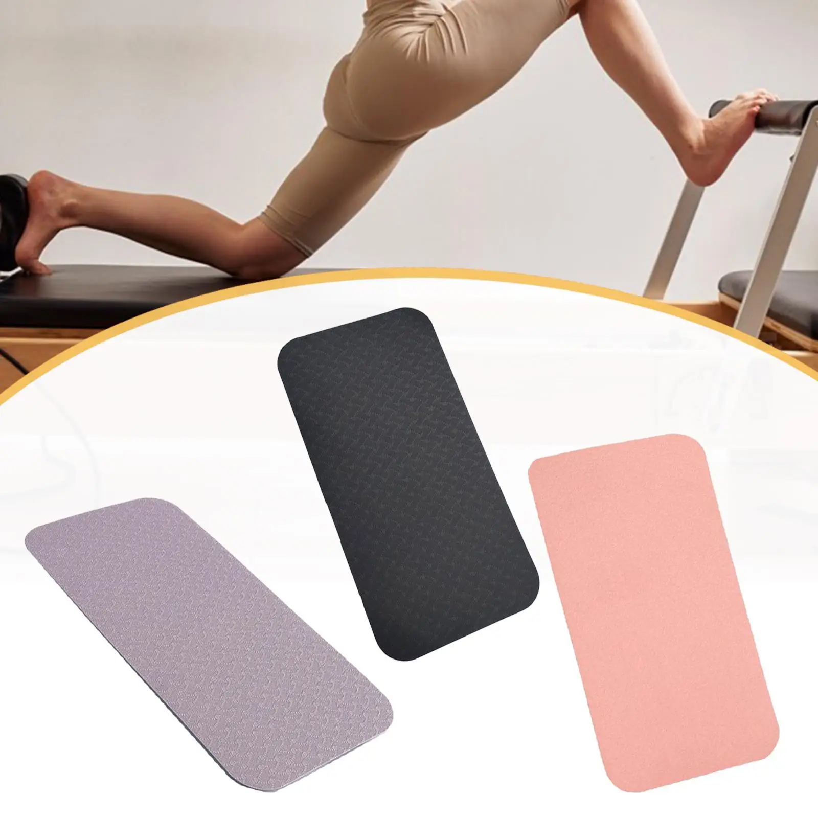 

2 коврика для пилатеса, женский коврик для пилатеса на коленях для бодибилдинга, путешествий, тренировок