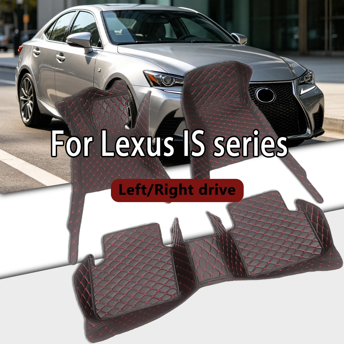 Car floor mats for Lexus IS 2008 2009 2010 2011 2012 2013-2018 Customauto foot Pads automobile carpet cover interior accessories