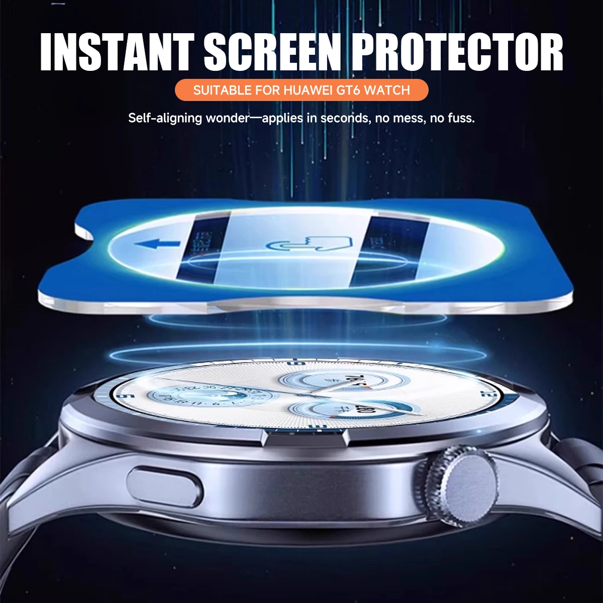 Easy Install Tool Screen Protector For Huawei GT 6/GT6 Pro 46mm Tempered Glass Film For Huawei GT5 GT5 Pro 42mm 46mm fit4 pro image 6