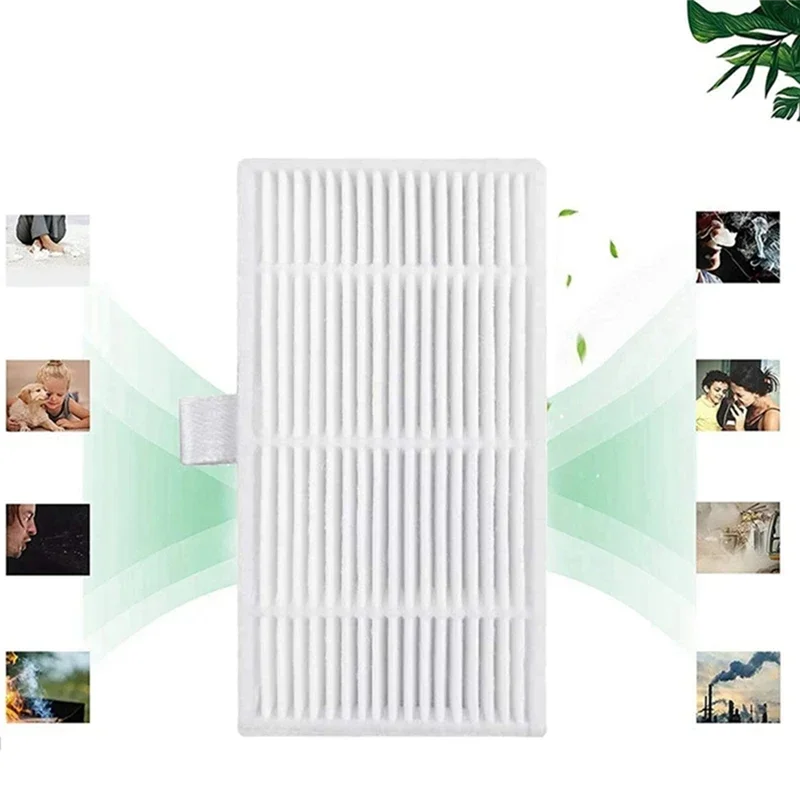 ABVI-For Xiaomi Lydsto W2 Main Side Brush Hepa Filters Mop Cloths Rags Dust Bags Accessories