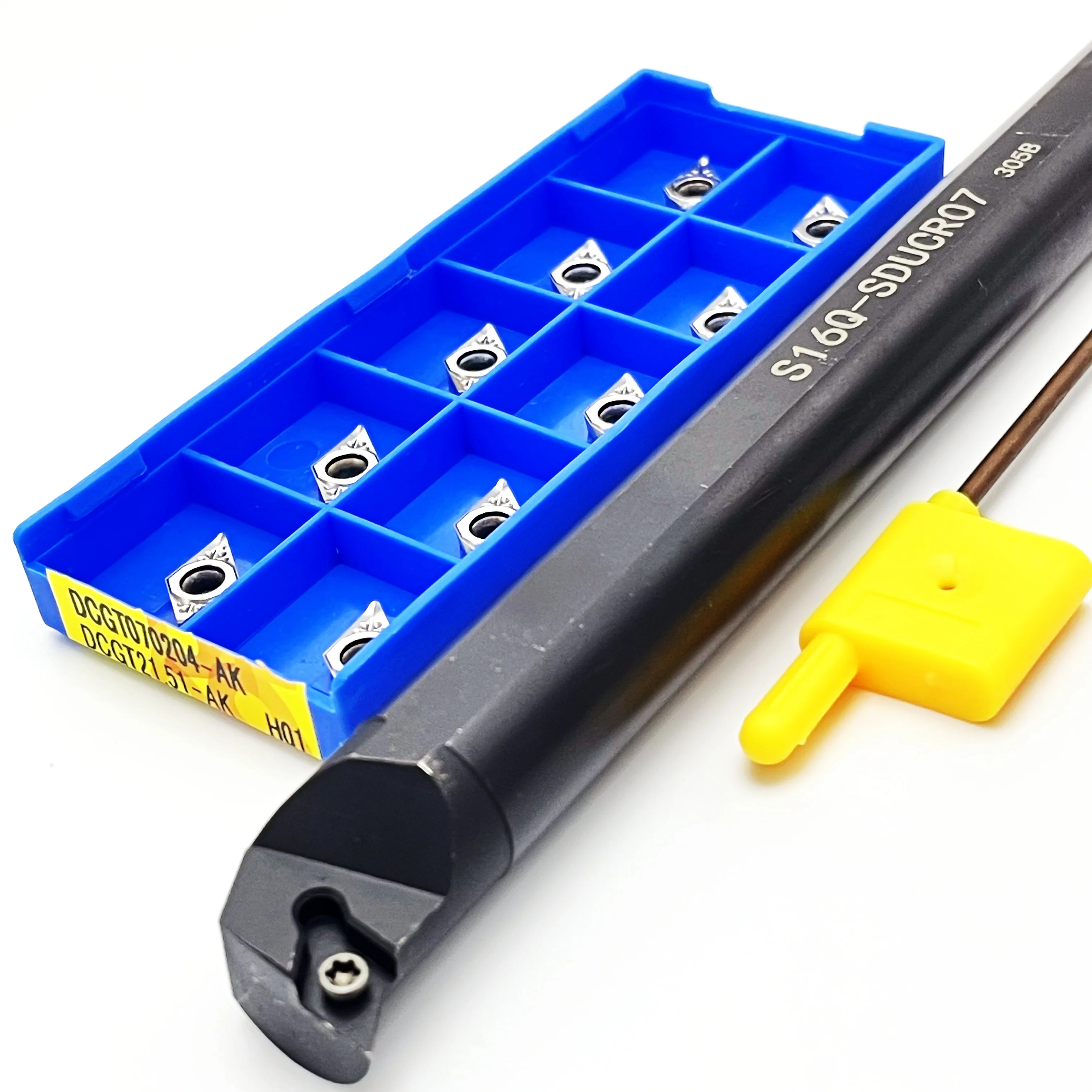 SDUCR S08K S10K S12M S16Q for DCGT07 CNC Lathe Internal Turning Tool Holder S16Q SDUCR07 CNC Machine Tools Turning Processing