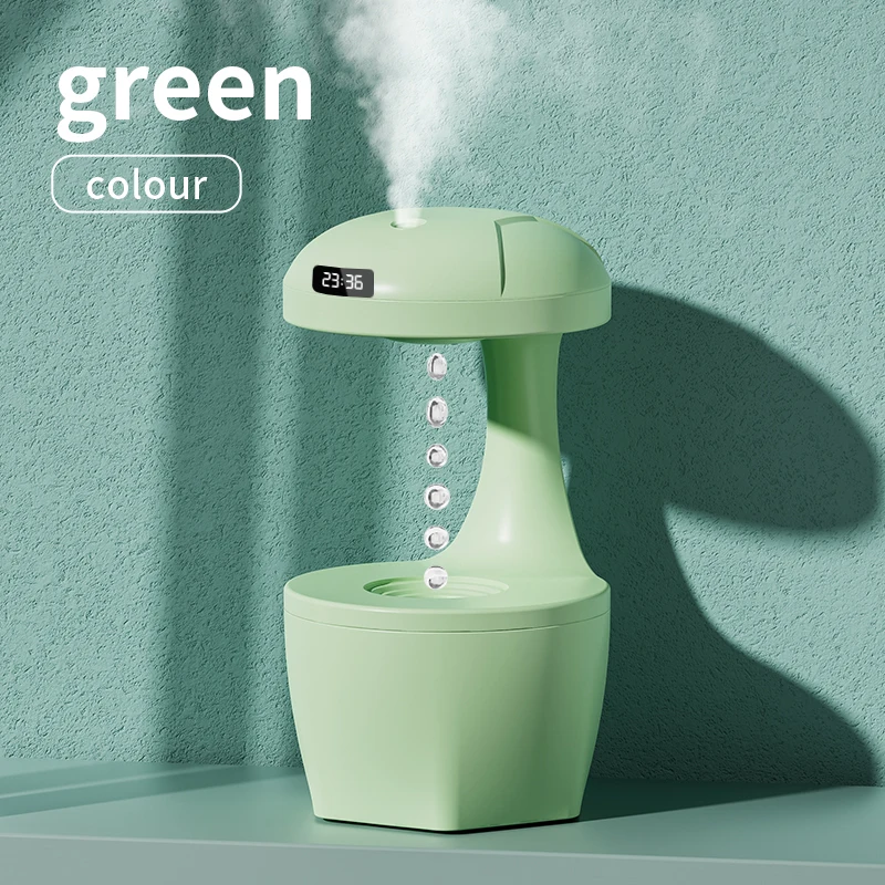 

Decorative 1000ml Heavy Cool Mist Design Anti Gravity Humidifier Water Drop Humidifier Backflow Aromatherapy Machine