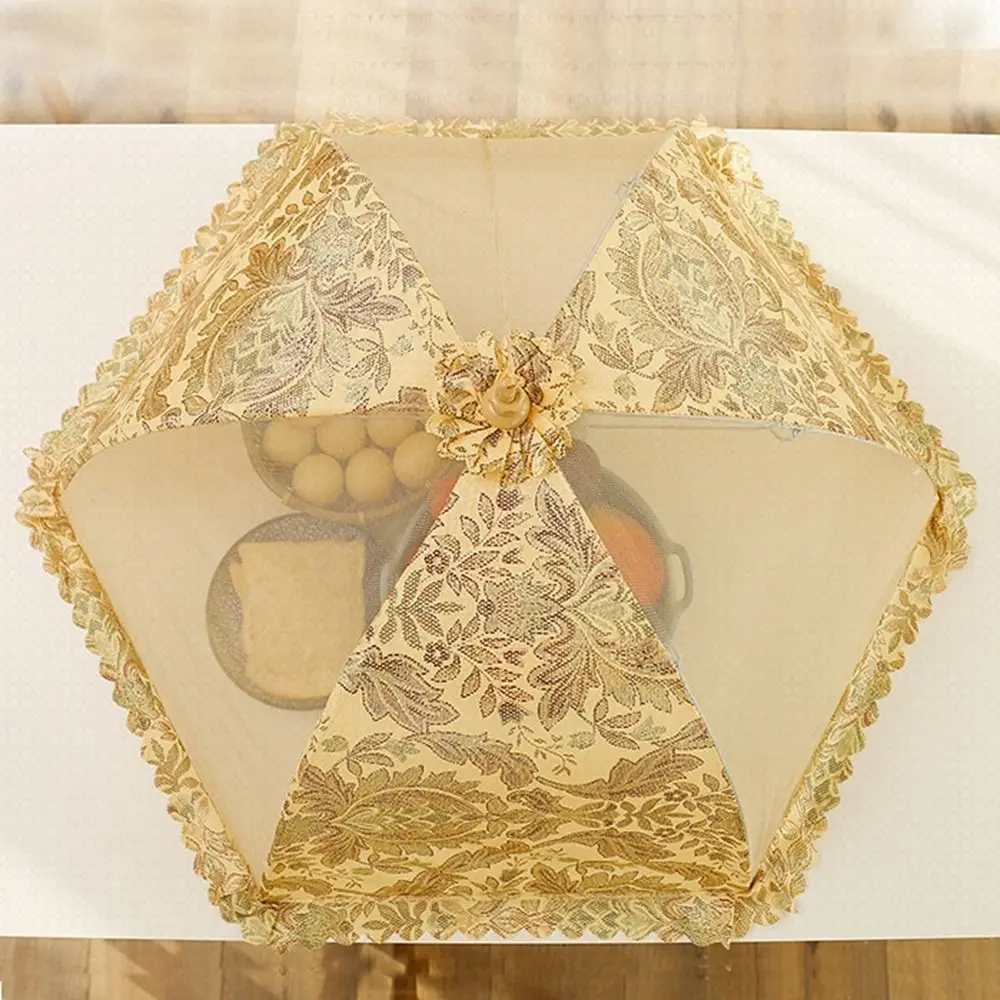 Insect-proof Dustproof Dining Table Food Net Anti Mosquito Dish Tent Food Cover Table Cover Kitchen Gadgets Food Lid