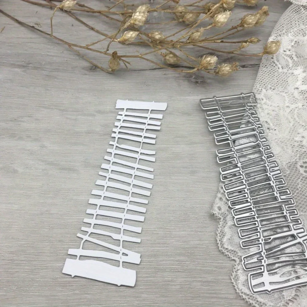 1pcs New metal cutting dies cut die mold Fence decoration Scrapbook paper craft blade punch stencils dies