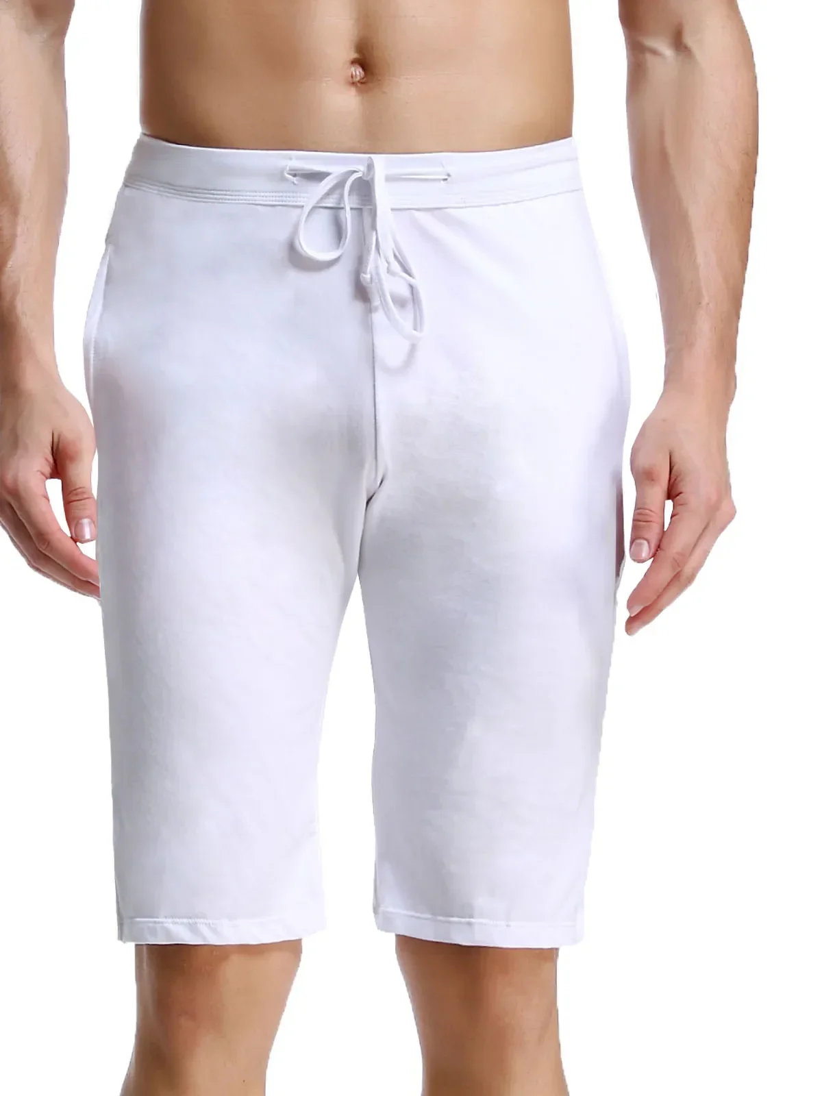 

5pcs Thin five cent pants casual shorts men loose home pants men summer pajamas cotton leggings outside the home pants