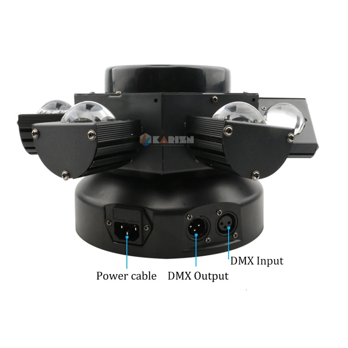 0 Tax 1-10 New Bee Eye Laser 6 Arms Beam Led RGBW Moving Head Light With DMX Control For Disco Party Christmas Recommend